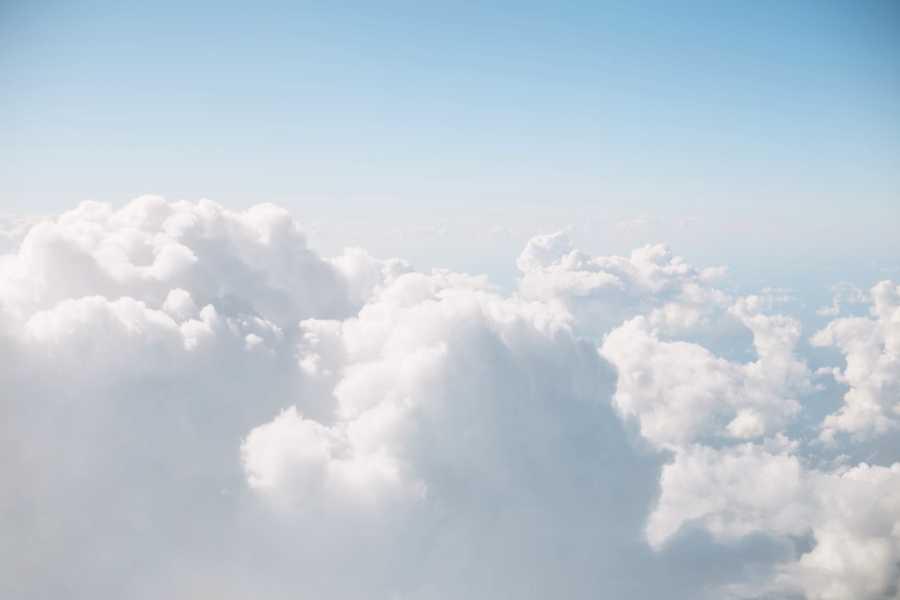 A cloud can weigh over a million pounds