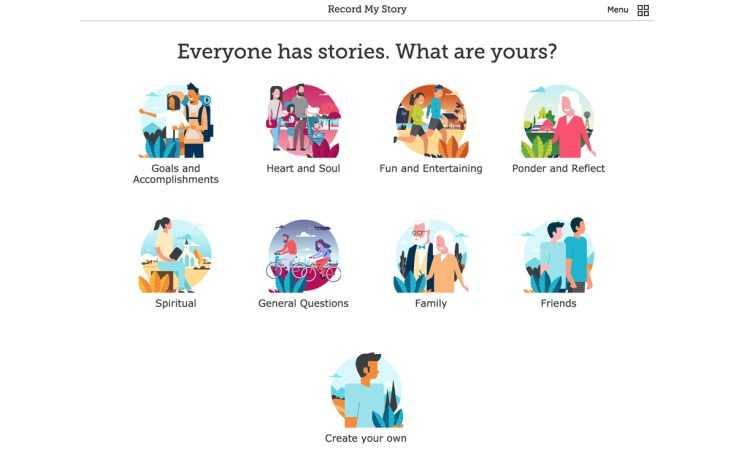 3. Record your story.