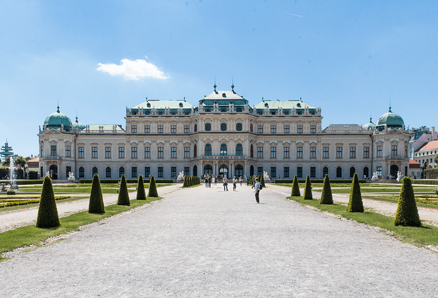 The Belvedere Palace of the Habsburg monarchs