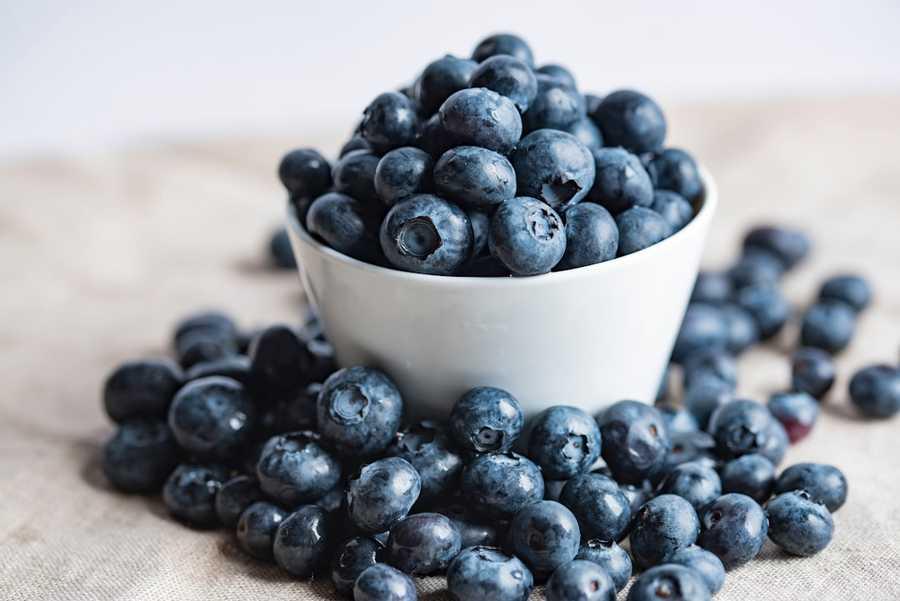 1. Blueberries 