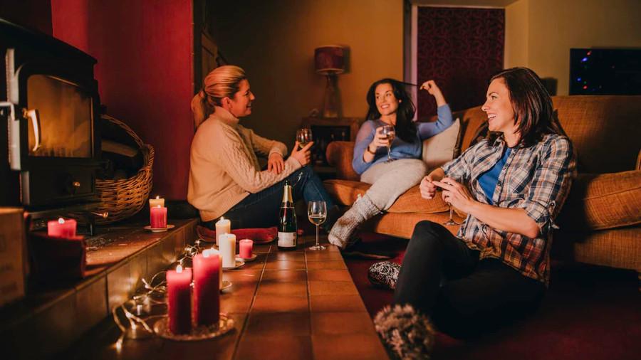 Hygge isn't about large crowds; it's about intimacy