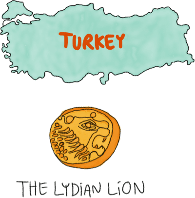 The First Official Currency - Lydian Lion Around 600 B.C